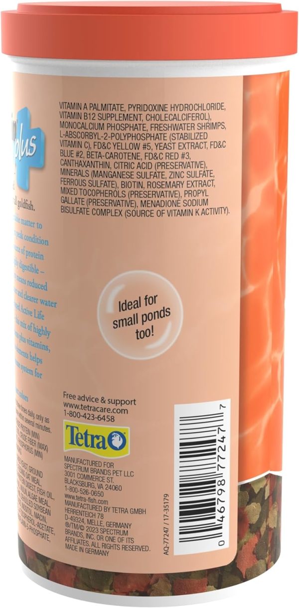 Tetra Goldfish Flake Food with Algae Color Enhancing Formula-3