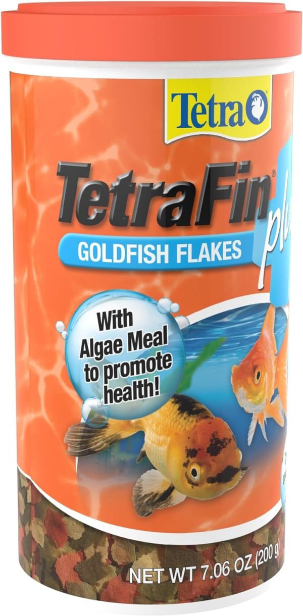 Tetra Goldfish Flake Food with Algae Color Enhancing Formula-1