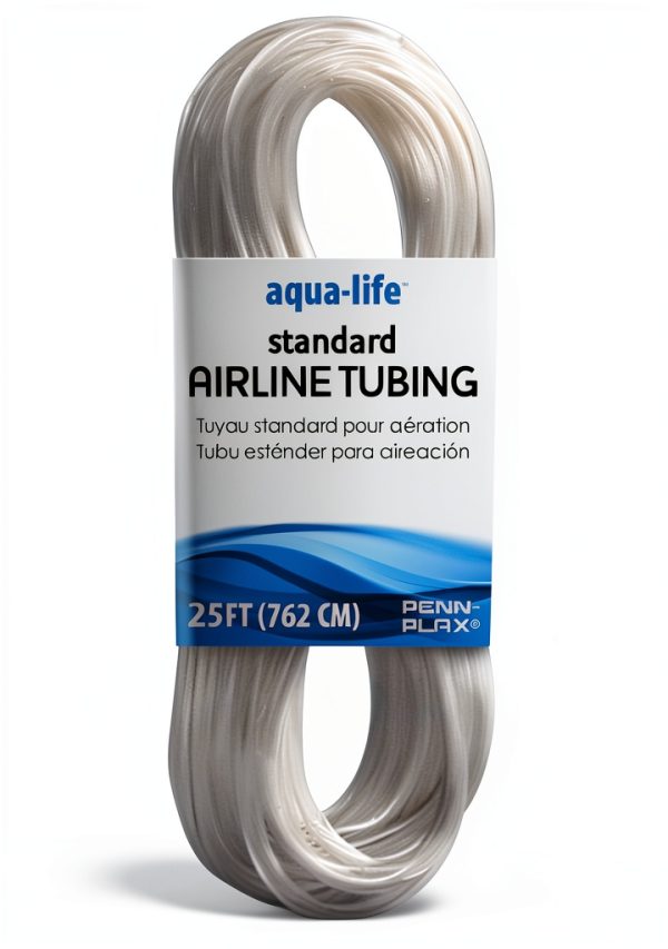 Penn-Plax Aquarium Airline Tubing Clear Plastic Flexible-0