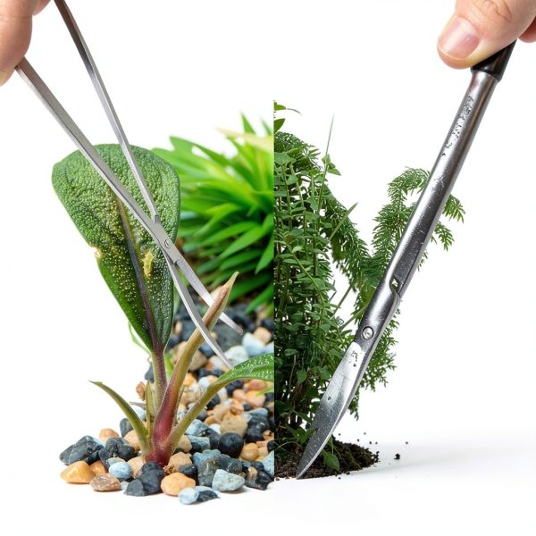 Jeimier Aquascaping Kit Stainless Steel Tools Plant Care-6