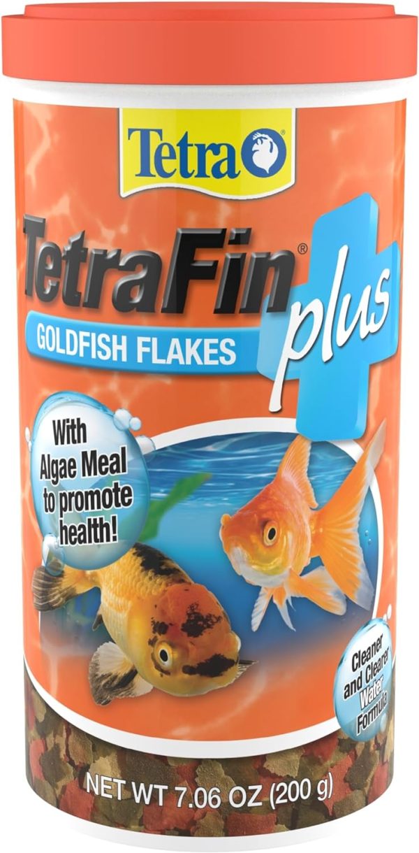 Tetra Goldfish Flake Food with Algae Color Enhancing Formula-0