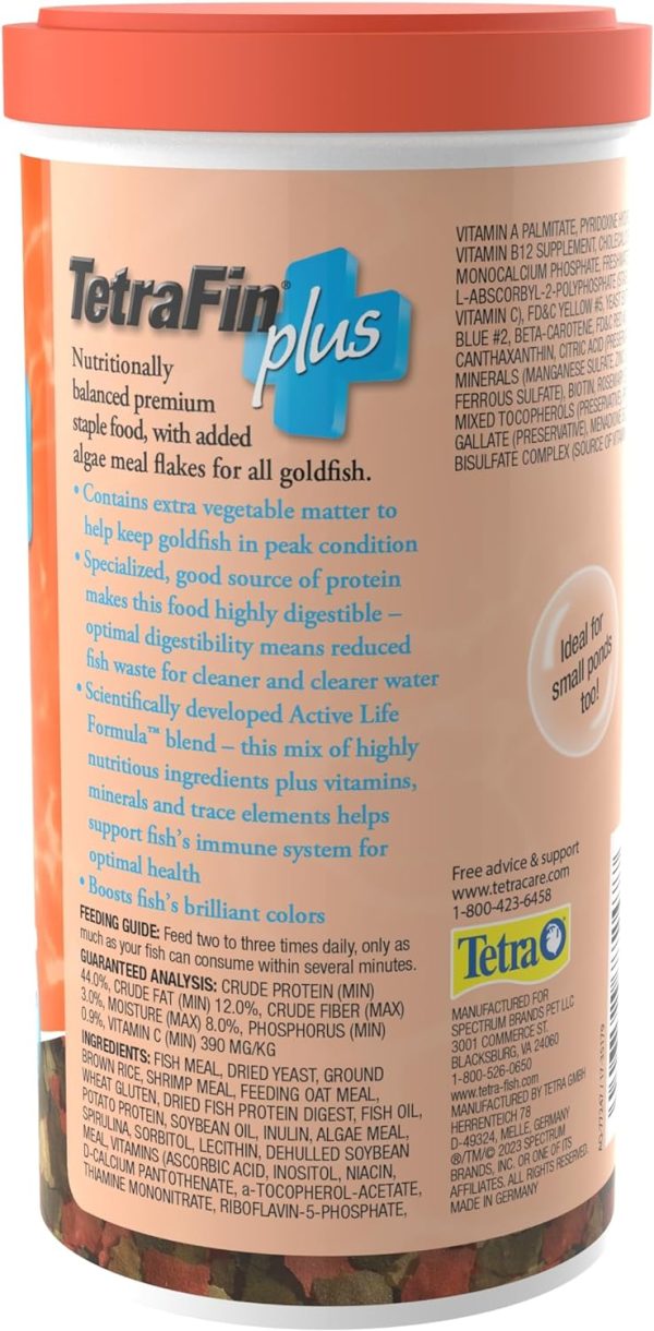 Tetra Goldfish Flake Food with Algae Color Enhancing Formula-4