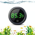 PAIZOO Aquarium Thermometer HD LED Display Cordless Touch-0