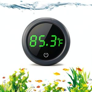 PAIZOO Aquarium Thermometer HD LED Display Cordless Touch-0