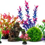 Ameliade Aquarium Plastic Plants Colorful Eco Friendly Fish-0