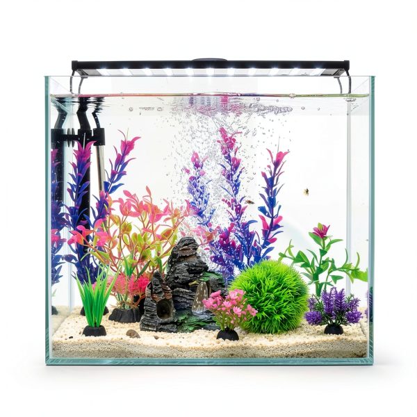 Ameliade Aquarium Plastic Plants Colorful Eco Friendly Fish-5