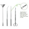 Jeimier Aquascaping Kit Stainless Steel Tools Plant Care-1