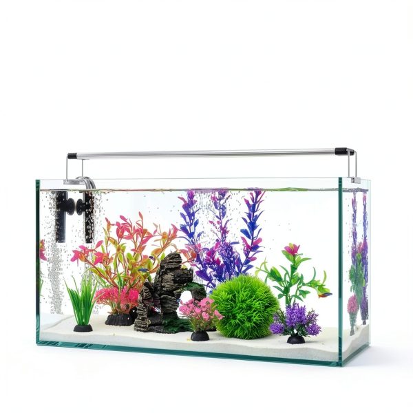 Ameliade Aquarium Plastic Plants Colorful Eco Friendly Fish-6