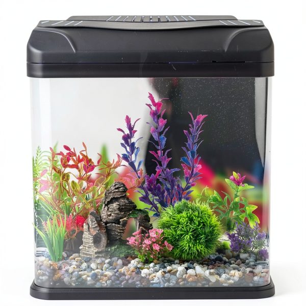 Ameliade Aquarium Plastic Plants Colorful Eco Friendly Fish-8