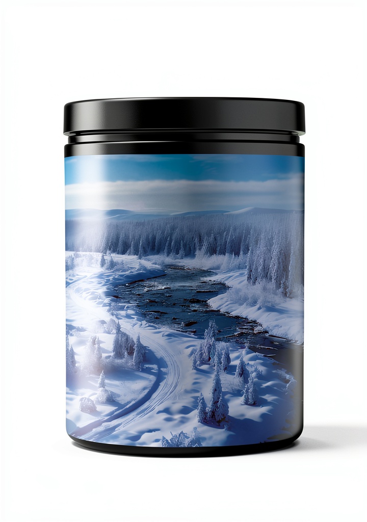 Adventurer consulting Polar Regions Travel Guide Living Life Press eBook on a snowy ridge