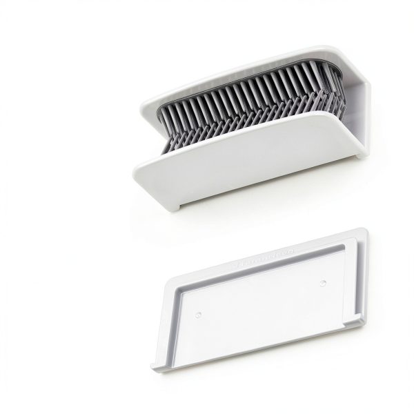 Large Shower Hair Catcher ATJATJ White Silicone Drain Protector-4